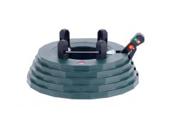 ALDOTRADE Stojan na vianočný stromček s pedálom Comfort Deluxe zelený