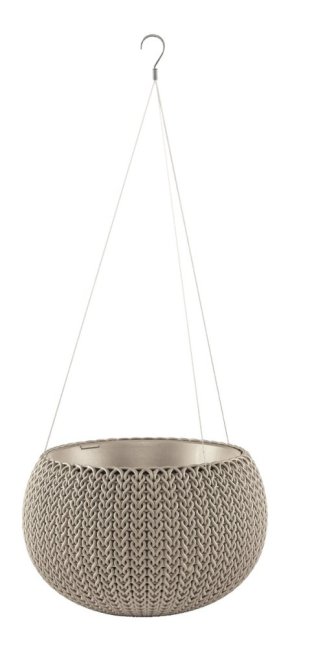 ALDOTRADE Kvetináč COZY Planter S závesný 3,2l pieskový