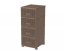 Komoda se 4 zásuvkami RETRO NEW hnědá