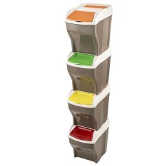 ALDOTRADE Kôš na triedený odpad Poker Plus 4x27l