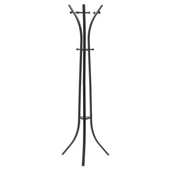 Vešiak stojaci BUNGUND 170 cm, čierny