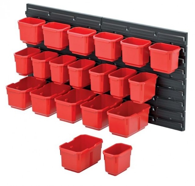 ALDOTRADE Kistenberg Závesný panel s 20 boxy na náradie ORDERLINE