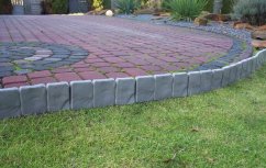 ALDOTRADE Záhradný obrubník plastový kameň 2,5m