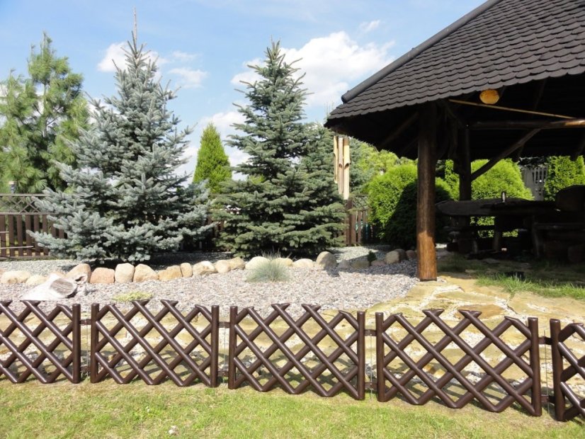 ALDOTRADE Záhradný plôtik - mreža - Názov varianty: Hnedá