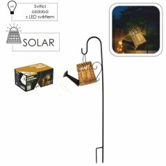 Solárna lampa Kanva 24,5x12x110 cm