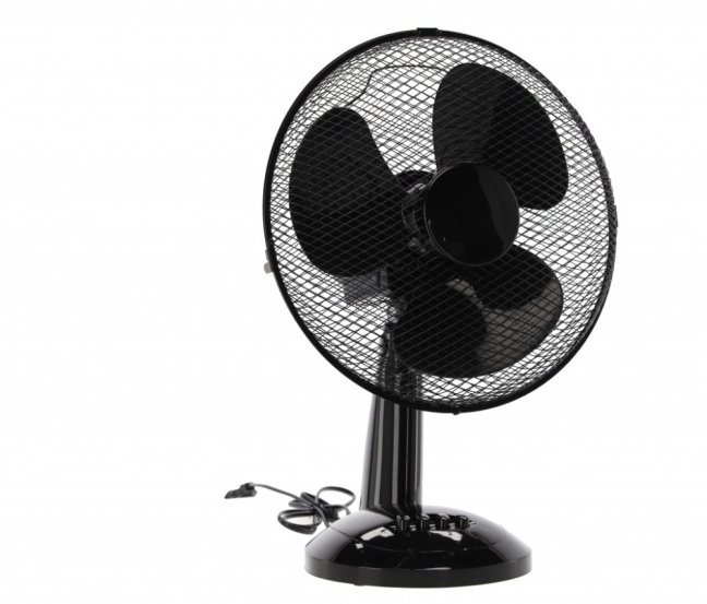 Stolní ventilátor černý 40W