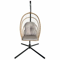 Skladacie závesné kreslo ERIS hnedé