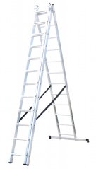 ALDOTRADE Žebřík hliníkový 3x12 HOME