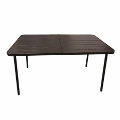 Záhradný obdĺžnikový stôl 140x80x72 cm, hnedý