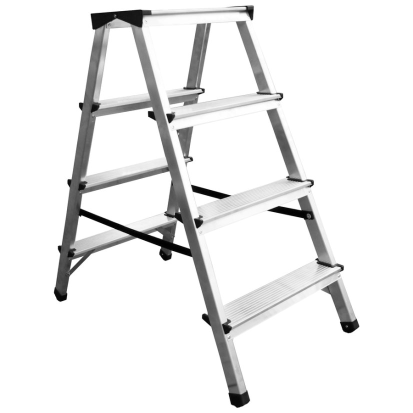 ALDOTRADE Schodíky obojstranné Al 2x4 - Názov varianty: 125 kg