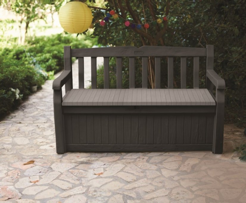 Lavice Eden Garden Bench 265l antracit/šedá - Názov varianty: II.jakost