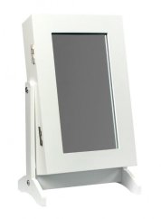 ALDOTRADE Stolný šperkovnica so zrkadlom 21x15x35 cm