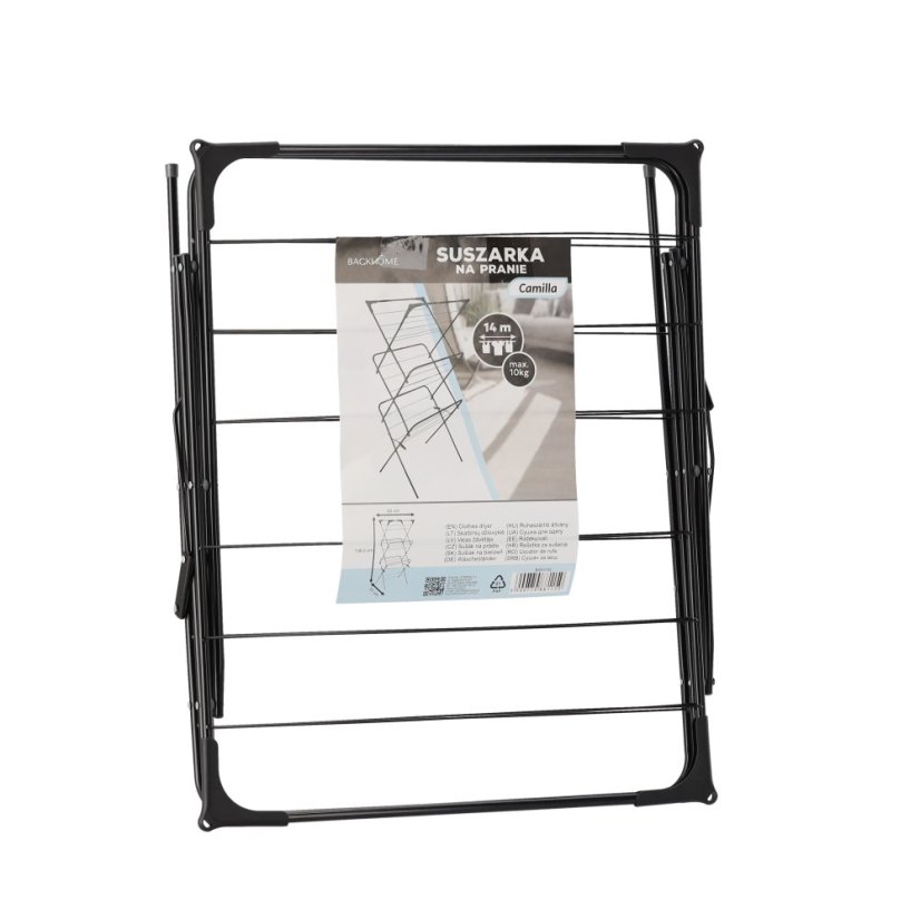 Sušiak na bielizeň CAMILLA čierny