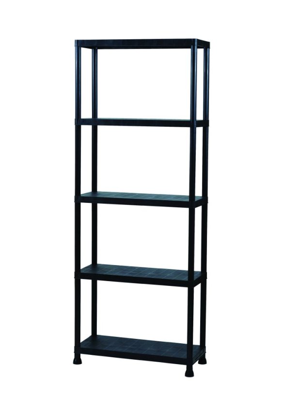 Plastový regál UNIVERSO 80cm, 5 políc