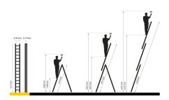 ALDOTRADE Rebrík trojdielný hliníkový PROFI 3x10