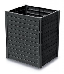 Vyvýšený záhon 2 ks BASE PLANT 75,6 cm - antracit