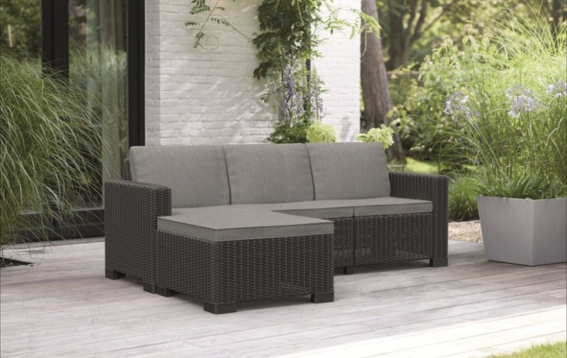 Keter záhradný set California Chaise grafit