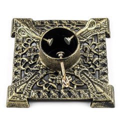 ALDOTRADE Liatinový stojan na vianočný stromček Antika