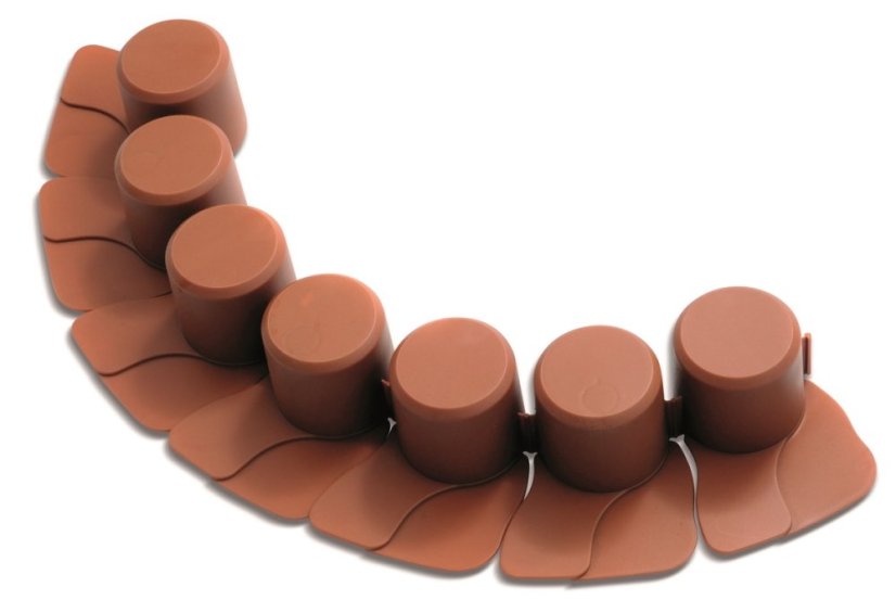 ALDOTRADE Záhradná palisáda lem trávníka Happy Grass IPAL 7 - 4,05m - Názov varianty: Teracota