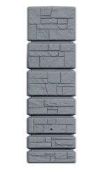 ALDOTRADE Sud na dažďovú vodu TOWER STONE 350l sivý