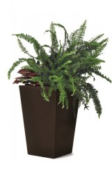 ALDOTRADE Kvetináč Rattan Planter S 23,6l hnedý
