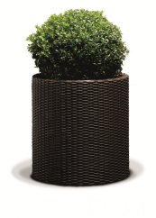 Keter Kvetináč Cylinder L 39L hnedá