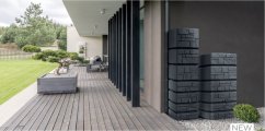 Sud na dažďovú vodu TOWER STONE 500l antracit
