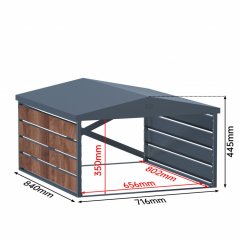 ALDOLINE Prístrešok pre robotickú kosačku Roof