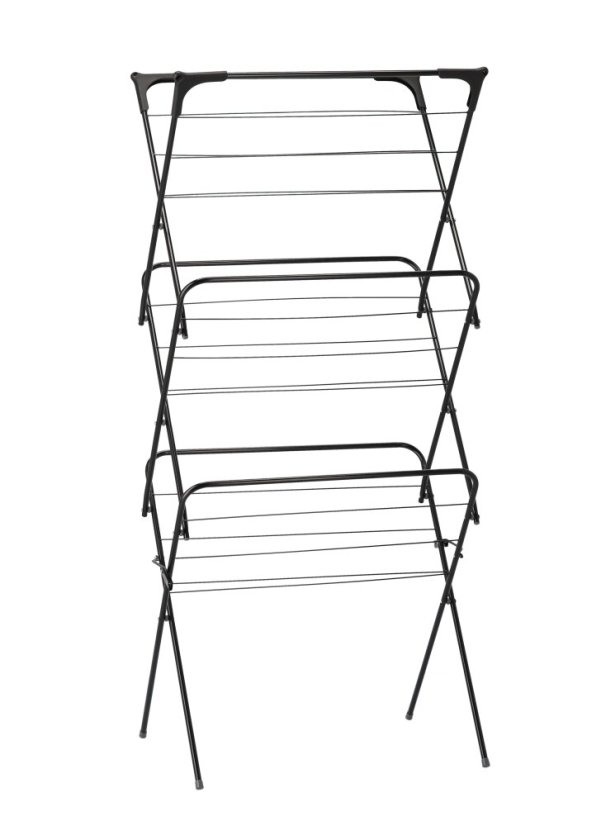 Sušiak na bielizeň CAMILLA čierny
