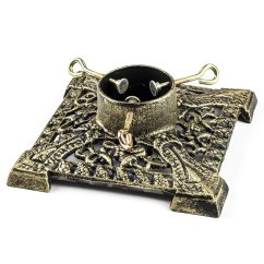 ALDOTRADE Liatinový stojan na vianočný stromček Antika