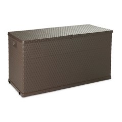 ALDOTRADE zahradní úložný box RATTAN 420l hnědý