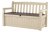Lavica Eden Garden Bench 265l béžová/hnedá
