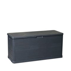 ALDOTRADE Záhradný úložný box drevo 280l antracit
