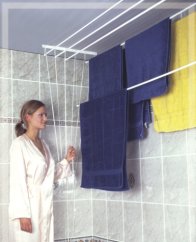 ALDOTRADE Stropný sušiak na bielizeň Ideal 5 tyčí 180 cm
