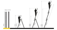 ALDOTRADE Rebrík trojdielný hliníkový PROFI 3x7