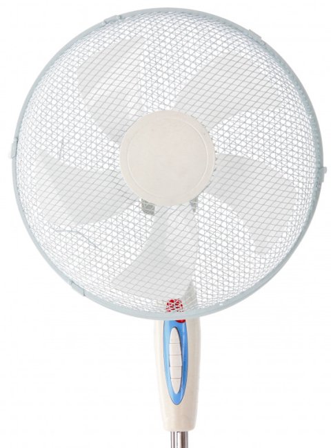 Stojanový ventilátor biely 45W