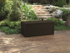 Keter záhradný box BRIGHTWOOD 454L hnedá